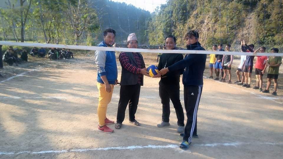 निस्दीको गल्धामा भलिबल खेलाडी छनौट प्रतियोगिता सम्पन्न