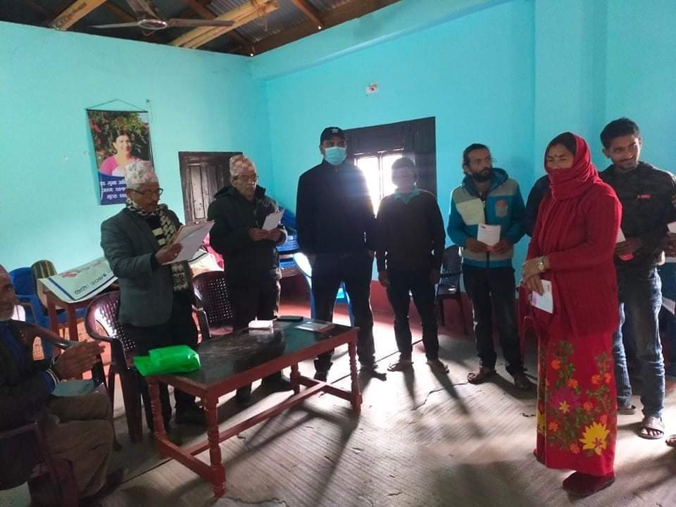रामपुर १० मा नेकपा एसले वडा कमिटि गठन गर्याे