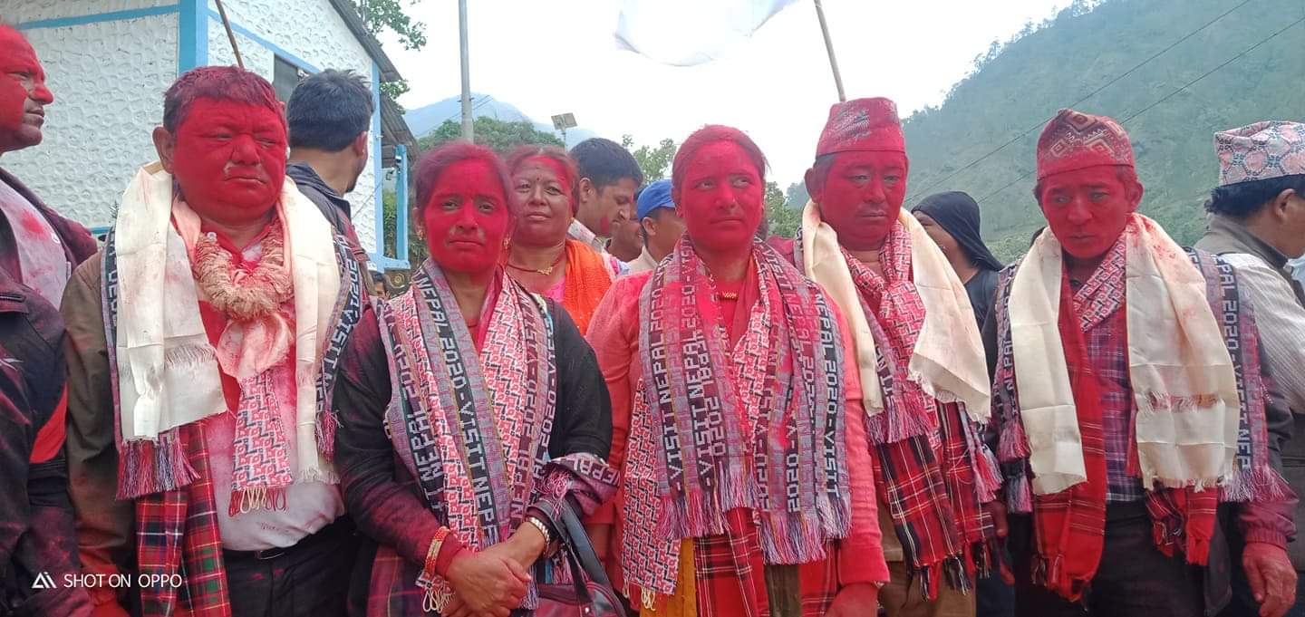 पूर्वखोला गाउँपालिका वडा न १ सिलुवामा नेकपा  एमालेको प्यानलनै विजय ।