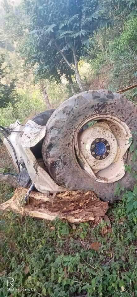 पूर्वखोलामा ट्याक्टर दुर्घटनामा परी १ को मृत्यु