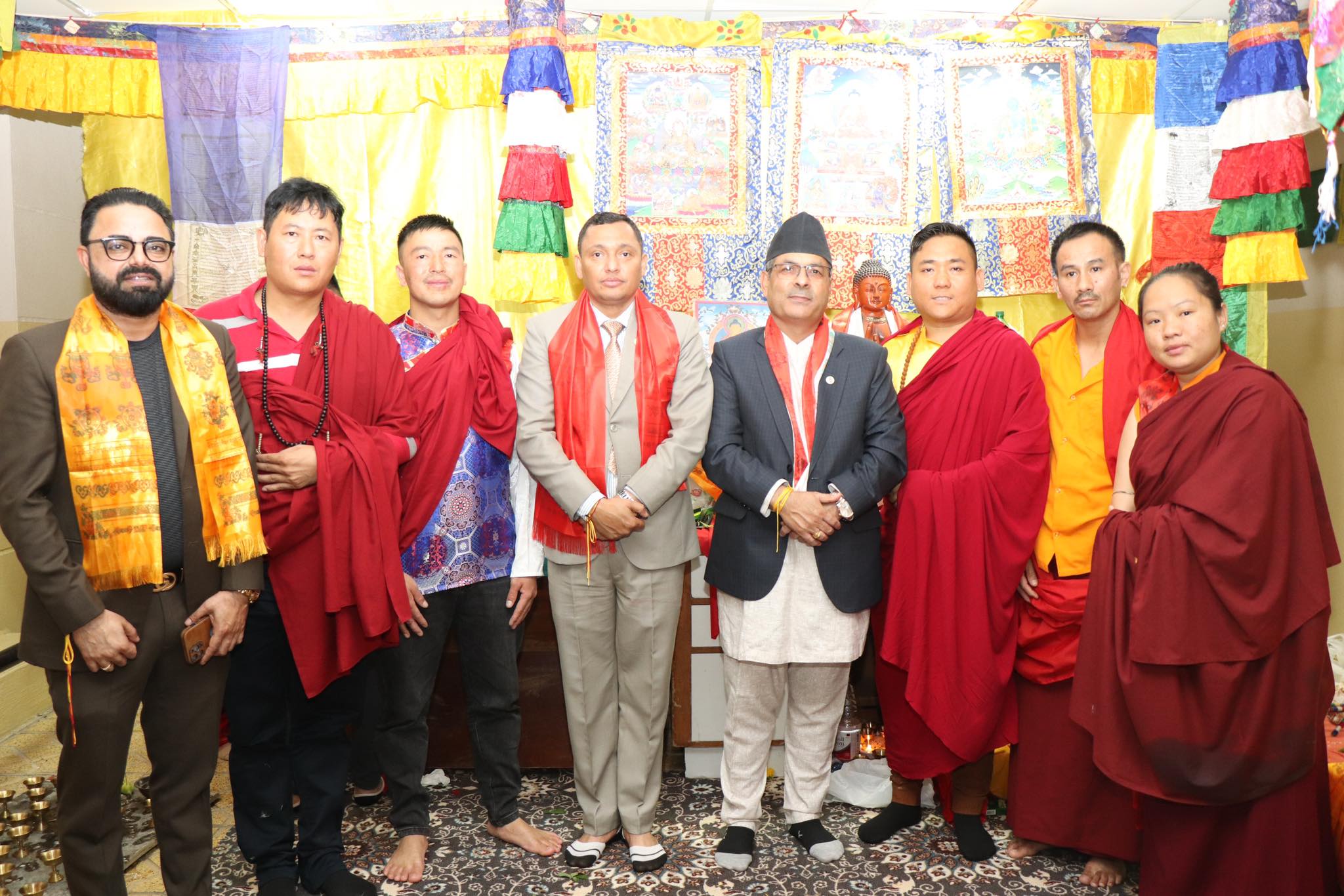 कतारमा मनाइयो भब्यताका साथ  २५६८ औं बुद्ध जयन्ती