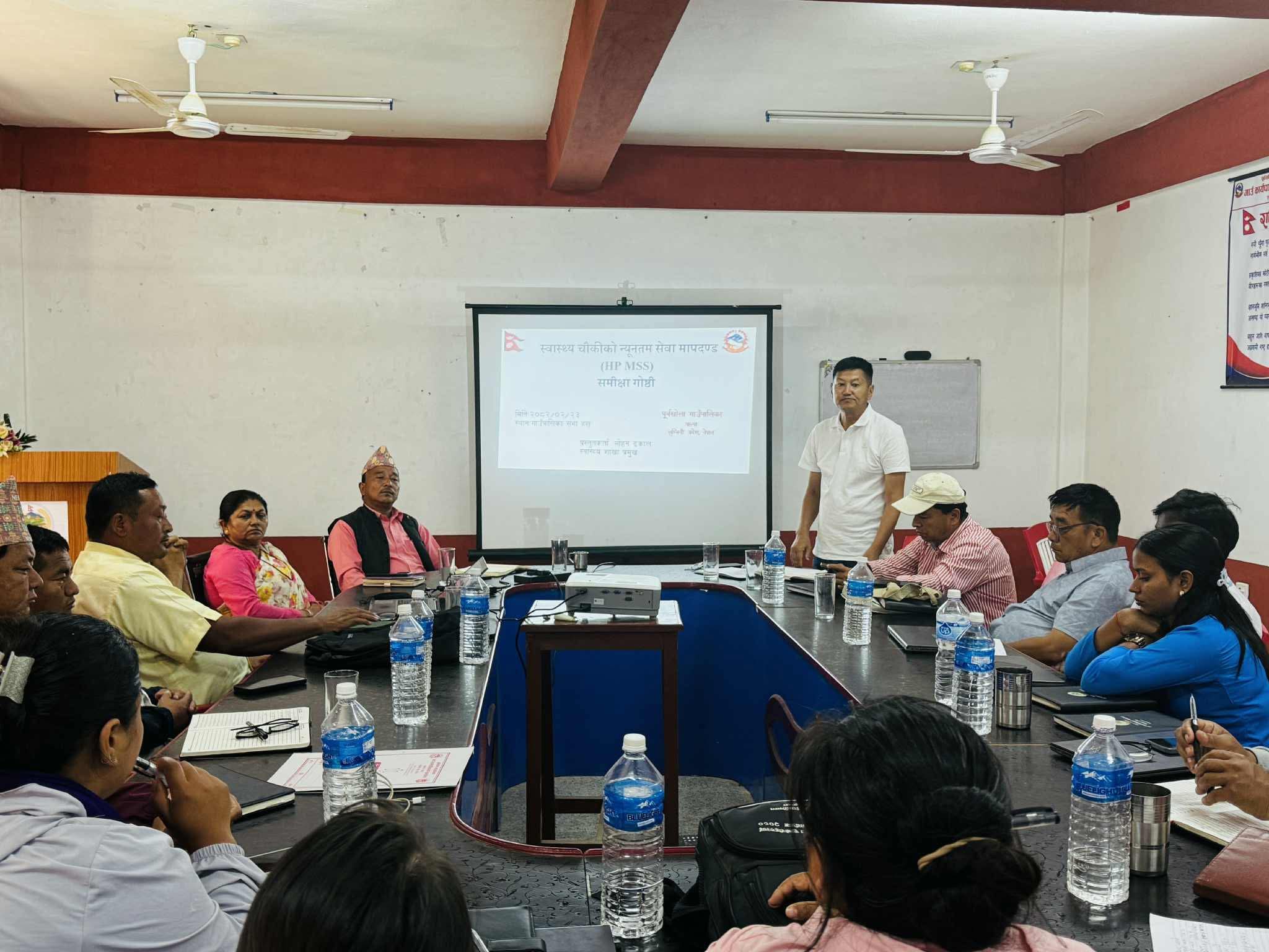 पूर्वखोलामा स्वास्थ्य चौकीहरूको न्यूनतम सेवा मापदण्ड सम्बन्धी अभिमुखीकरण कार्यक्रम सम्पन्न
