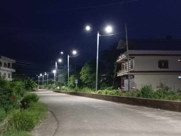 सडक बत्ती बलेपछि रामपुर बजार झिलीमिली, स्थानीय हर्षित